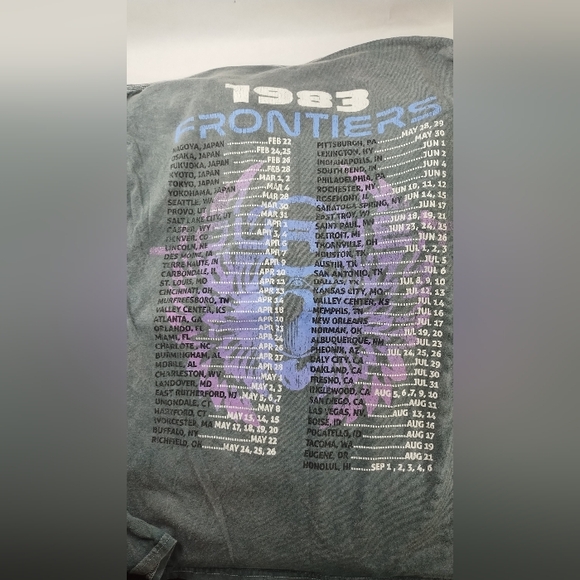 Journey 1983 Concert Tour T-Shirt Ripple Junction - Picture 3 of 3